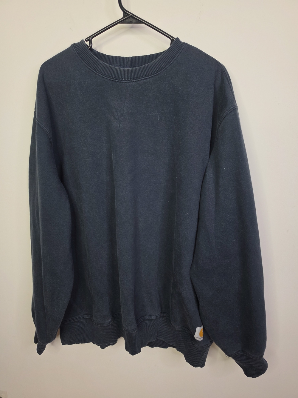 Carhartt Rain Defender Paxton Heavyweight Crewneck Sweatshirt 2XL New Navy